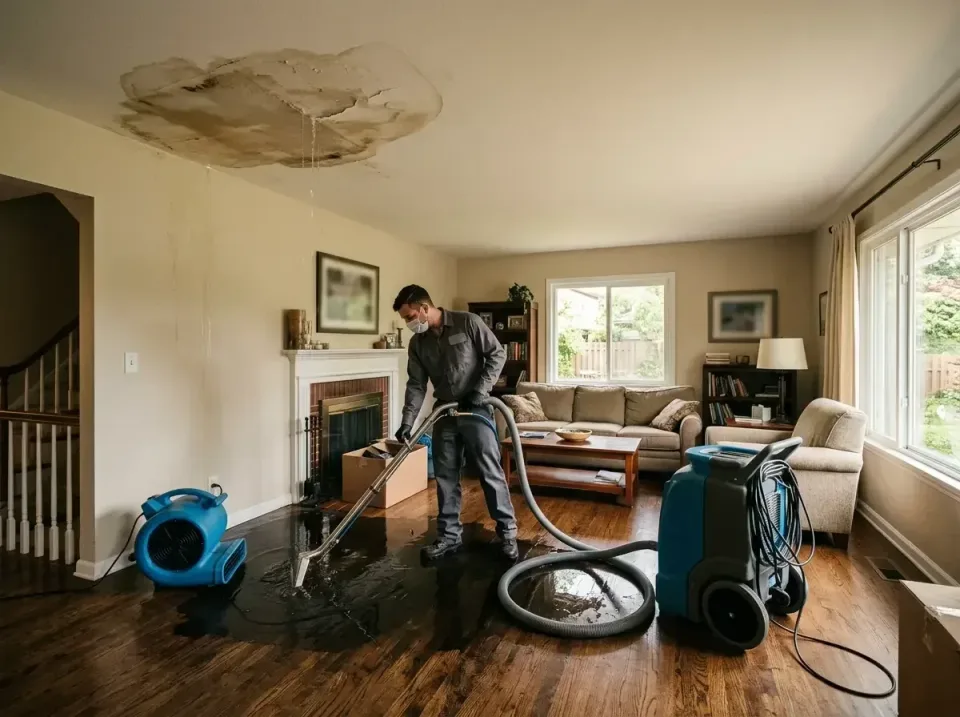 attic-pipe-burst-ceiling-drip-008 — frequently asked questions, Water Damage Restoration & Carpet Care in Beckett, NJ